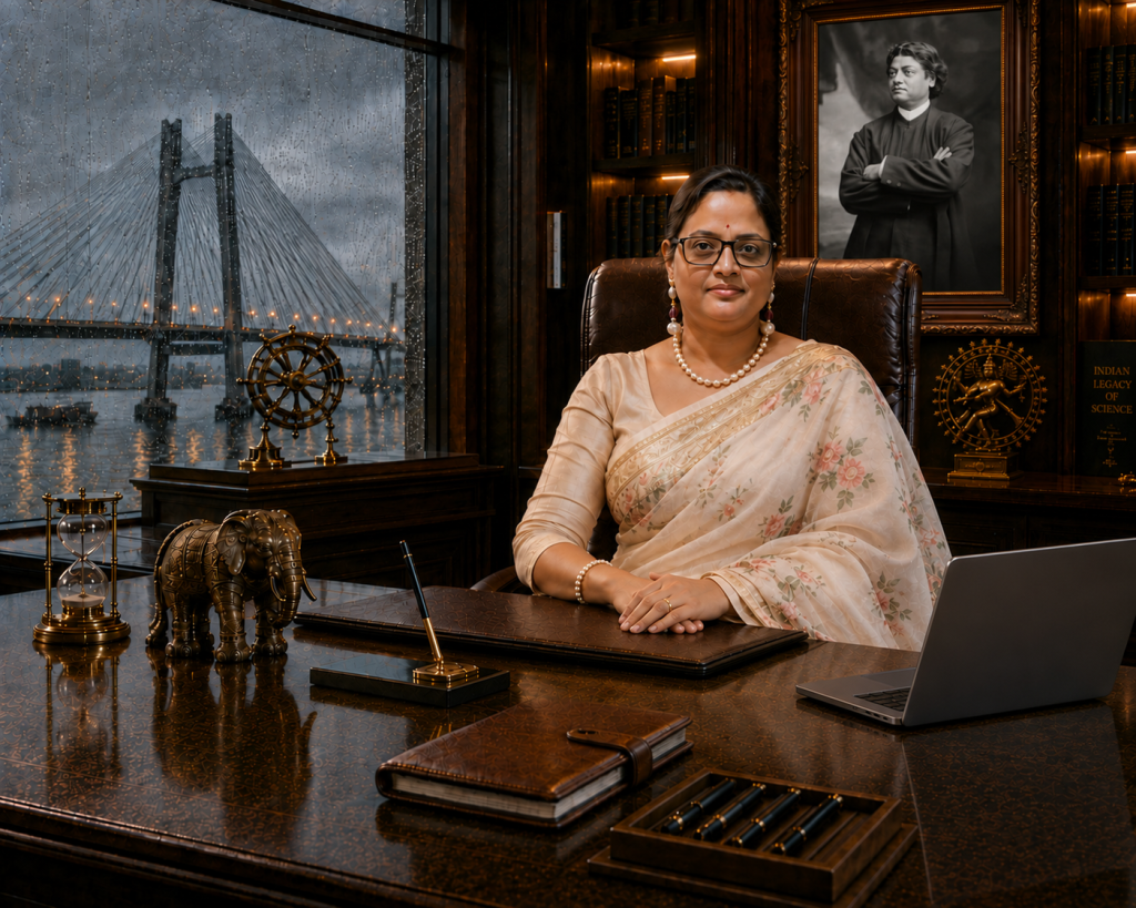 aditi bose md testwin leadership portrait Aditi Bose, Managing Director of TESTWIN, in a conceptual corporate leadership portrait